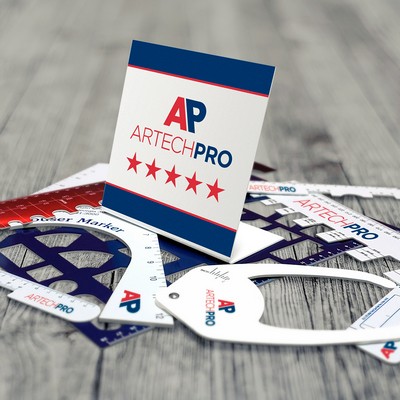 .060 White Matte Styrene Plastic (24.1 to 36 sq/in) Full Colour, Custom Shape