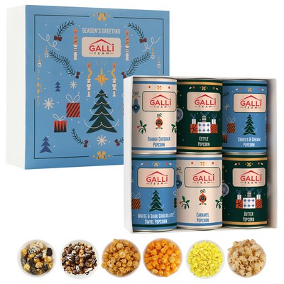 6 Way Crave Popcorn Collection - 4" Tube