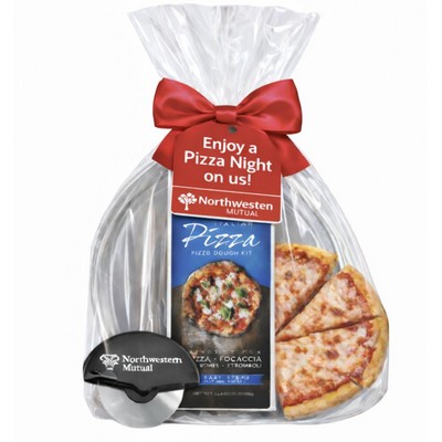 Italian Pizza Night Gift Set with Branded Pizza Cutter