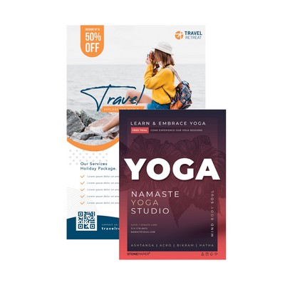 Stone Paper Flyers / Posters - 11" x 17"